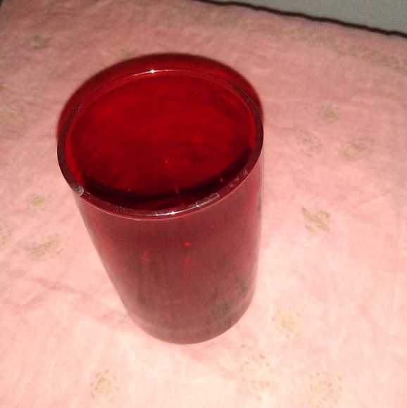 🪷SALE Vintage Royal Ruby Red Ice Tea Glass Anchor Hocking Drink Glasses Barware - Picture 8 of 12